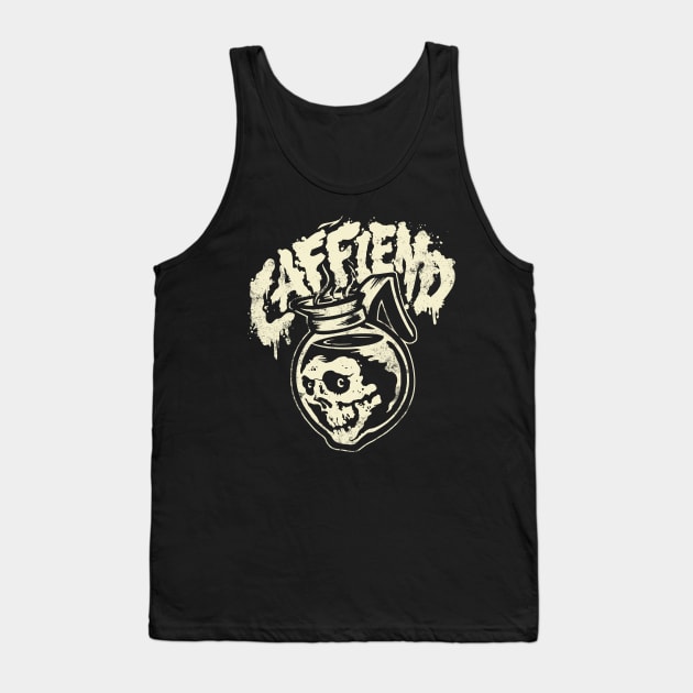 Caffiend Tank Top by heartattackjack